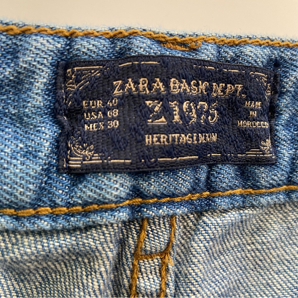 ZARA Distressed Patchwork Jean - Picture 13 of 13